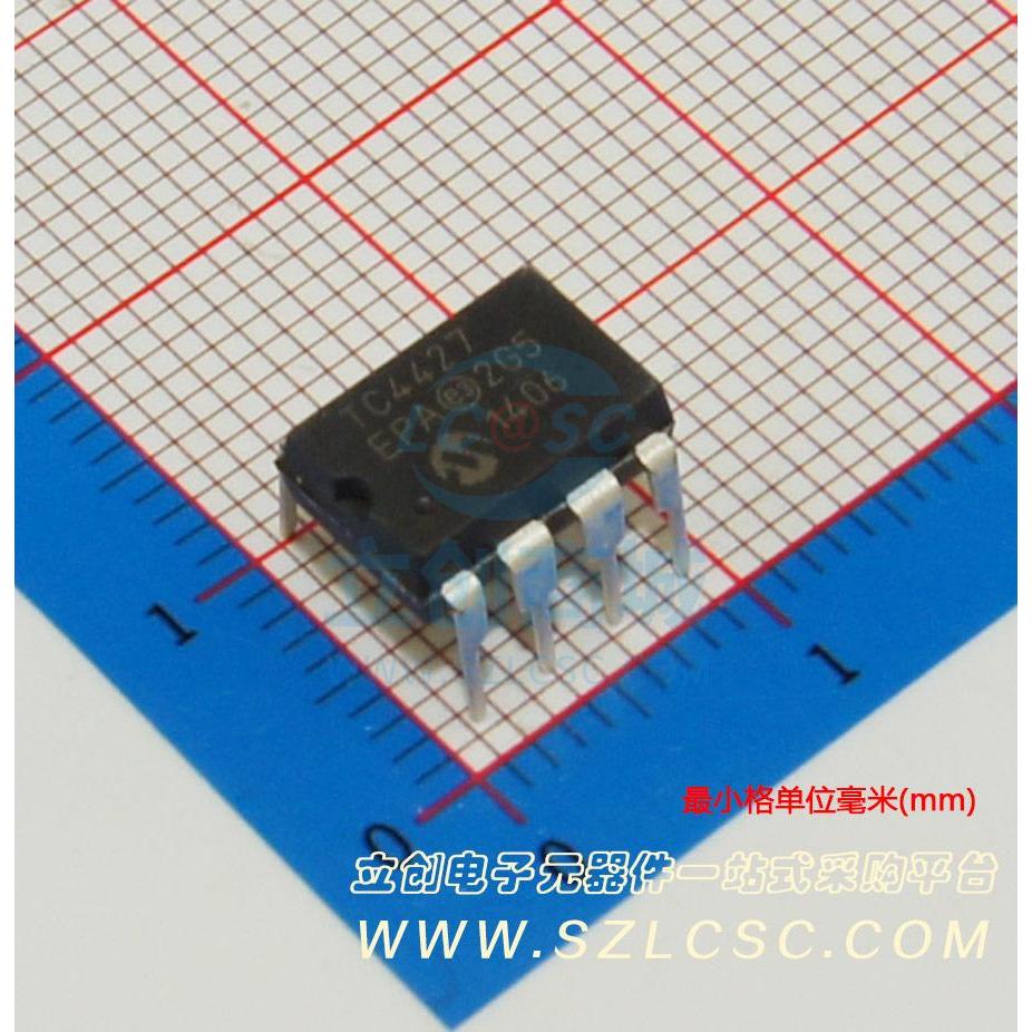 栅极驱动IC TC4427EPA DIP-8 MICROCHIP(美国微芯)