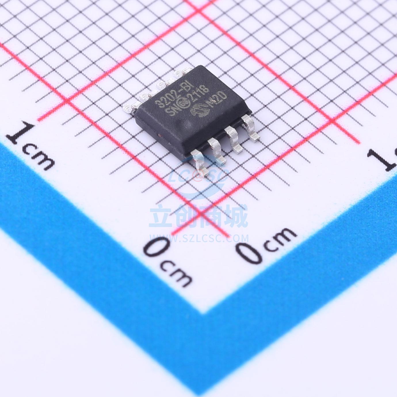模数转换芯片ADC MCP3202-BI/SN SOIC-8 MICROCHIP(美国微芯)