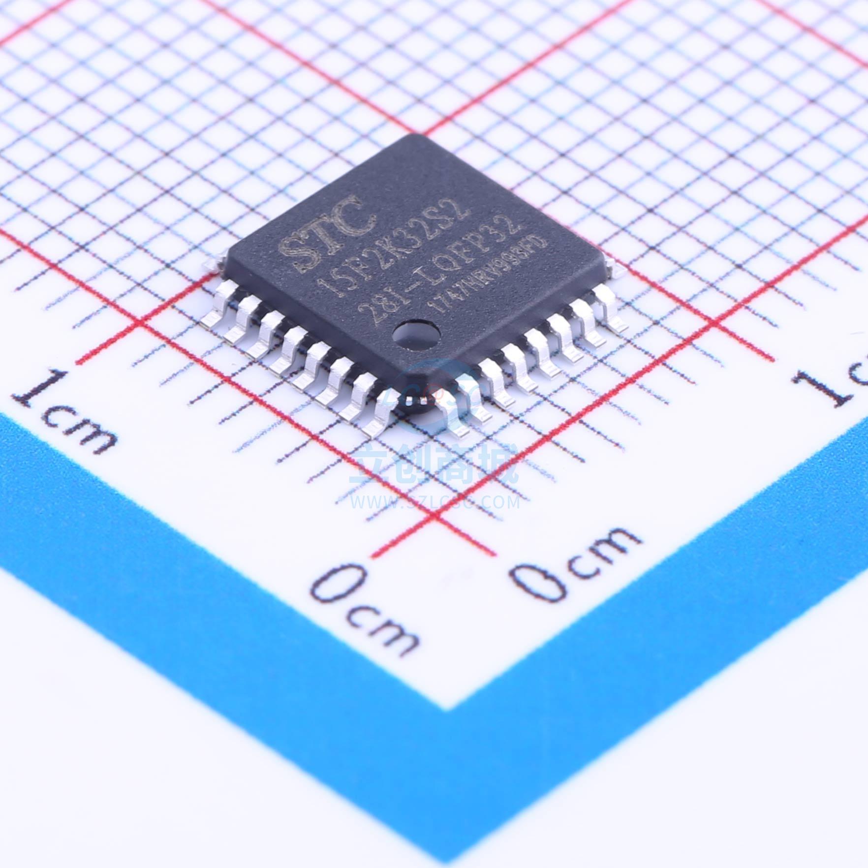 单片机(MCU/MPU/SOC) STC15F2K32S2-28I-LQFP32 LQFP-32_7x7x08P