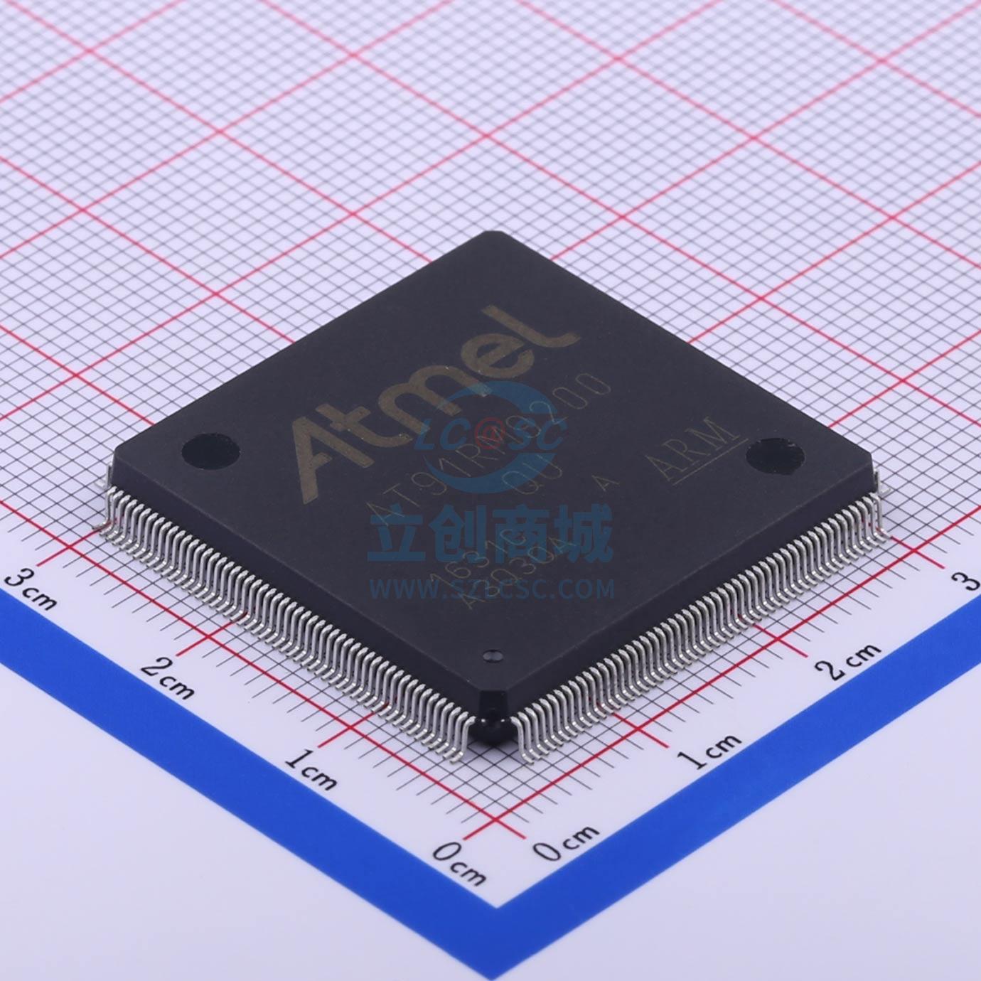 ATMEL(爱特梅尔)/AVR AT91RM9200-QU-002 PQFP-208_28x28x05P MIC