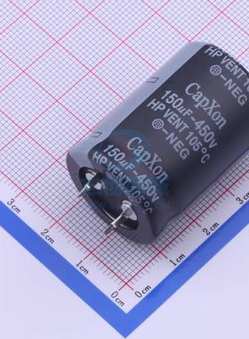 牛角型电解电容 HP151M450N360A 嵌入,25x36mm CapXon(丰宾)