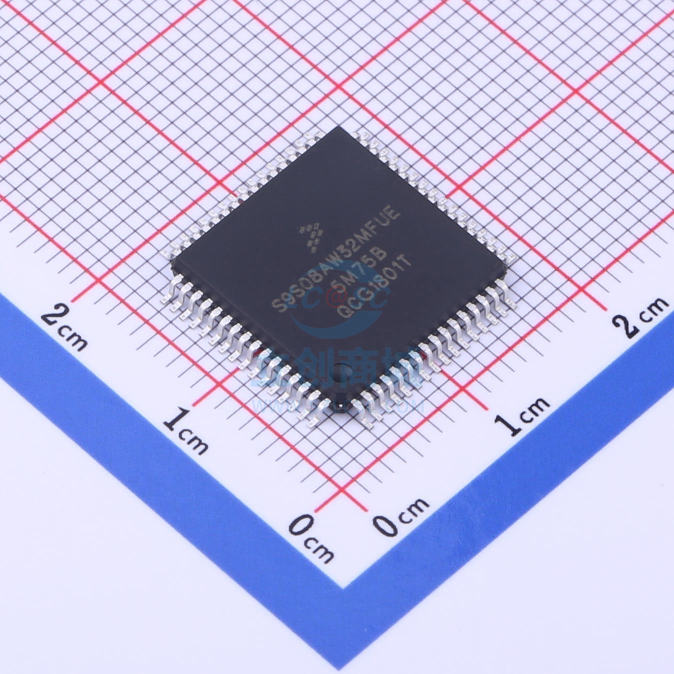 NXP(恩智浦) S9S08AW32E5MFUE QFP-64 NXP(恩智浦)