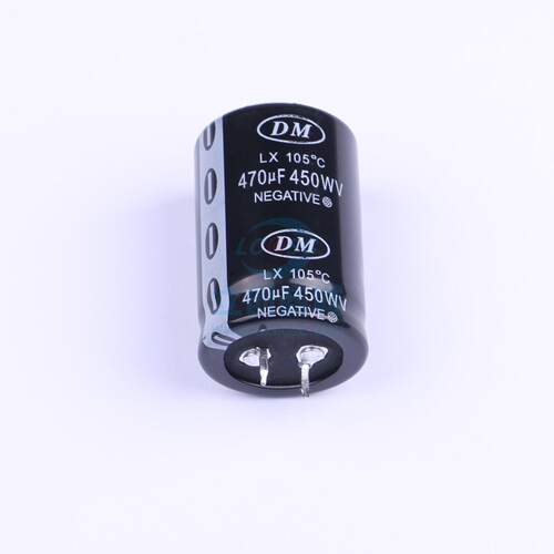 牛角型电解电容 CD293 450V470μF 嵌入,30x45mm DMEGC(东磁)