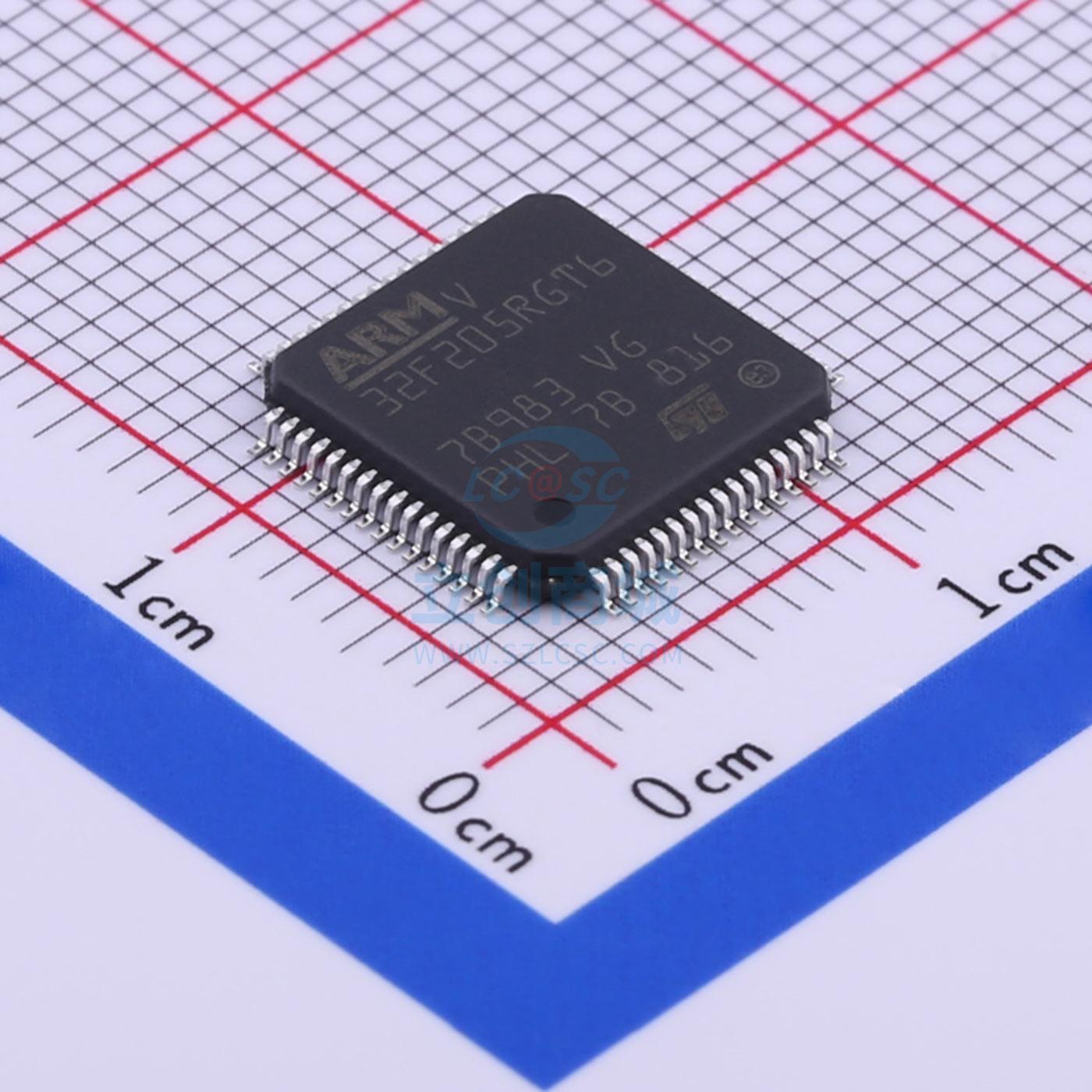 ST(意法半导体) STM32F205RGT6TR LQFP-64 ST(意法半导体)