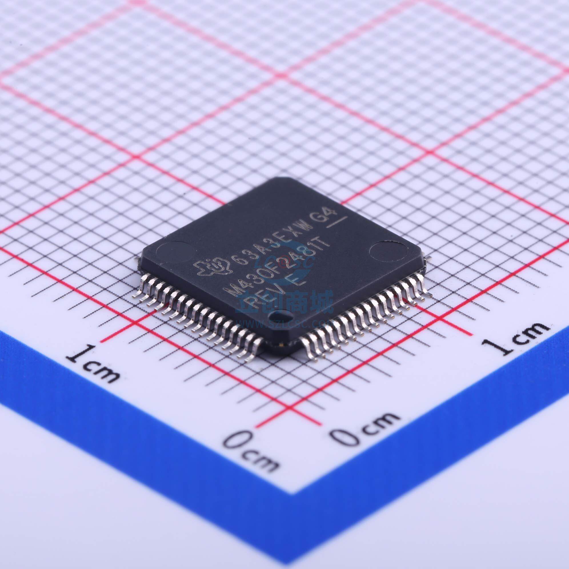 TI(德州仪器) MSP430F2481TPM LQFP-64_10x10x05P TI(德州仪器)