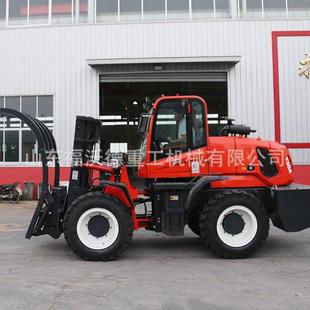 山REG地四越野叉物车车吨货搬运车多功能内燃柴油装 卸户外驱堆高