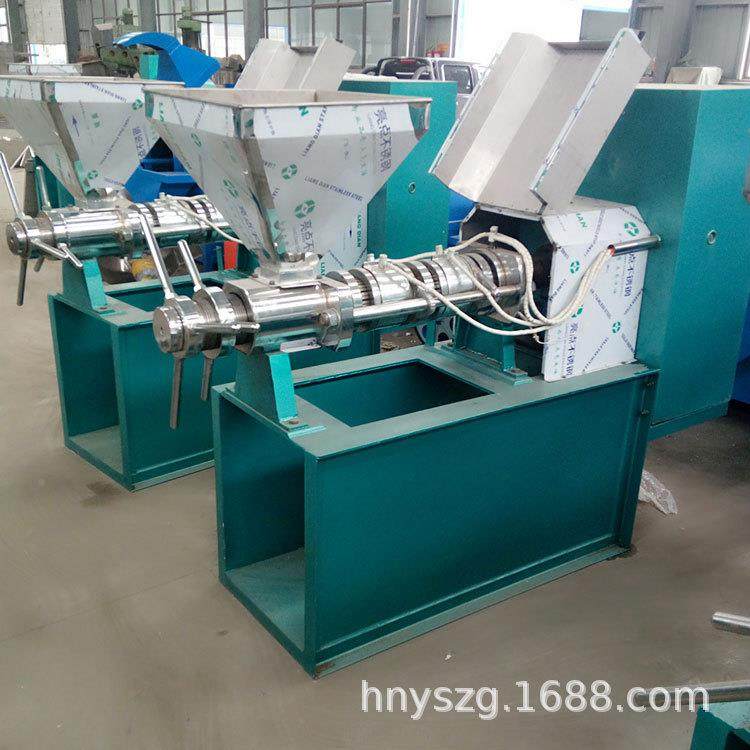 100花生榨油机 油坊自温控菜动籽茶籽榨油机 三级RLK型榨 出油压