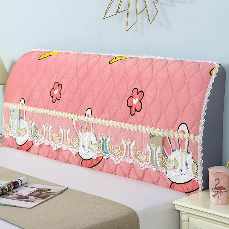 卡通公主风格老样式木床头套罩全包通用型加厚防尘靠背软包儿童,居家布艺,床头罩,淘宝优惠券,粉丝福利购,淘宝优惠卷