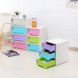 收纳箱塑胶抽屉式衣服整理箱衣柜衣物收纳盒自由组合收纳箱特大号