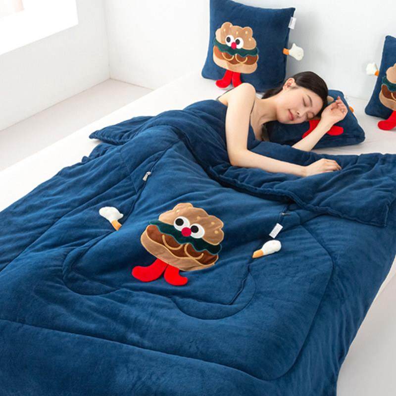 加厚抱枕被子两用沙发靠垫汽车枕头被可爱办公室午休空调毯保暖冬,居家布艺,抱枕被,淘宝优惠券,粉丝福利购,淘宝优惠卷