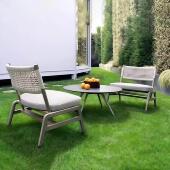 户外藤编沙发阳台小桌椅三件套室外庭院露台别墅花园酒店藤椅茶几