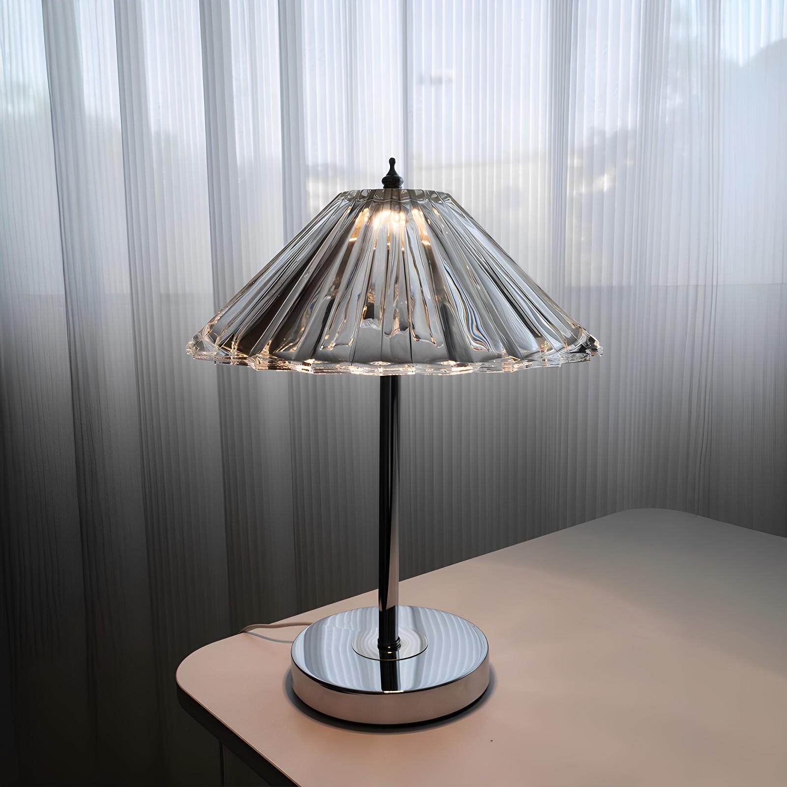 水晶台灯卧室床头灯高级感小夜灯轻奢高档氛围灯高颜值装饰品摆件