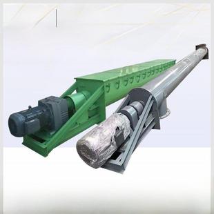 启龙螺旋输送机u型无轴不锈钢管立式水泥颗粒绞龙给料机