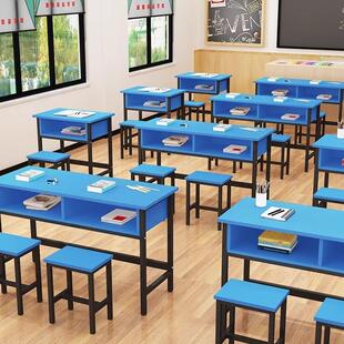 中小学生课桌椅单双人学校教室学习桌托管班辅导班教培机构培训桌