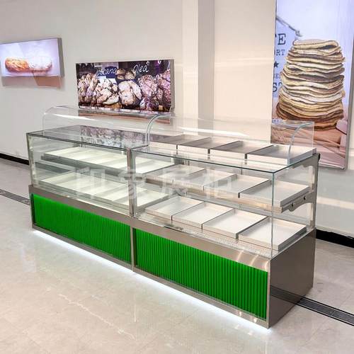 中式糕点柜糕点展示柜高档面包蛋糕店柜台商用烘焙甜品冷藏展示柜