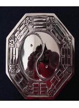 镇八卦镜摆件铜镜凹镜凸镜家居风水门厅铜饰品摆件门头口鱼户大号