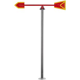 标型夜光准风标化工屋向顶安检厂金验属标夜光型不锈钢户外风向袋