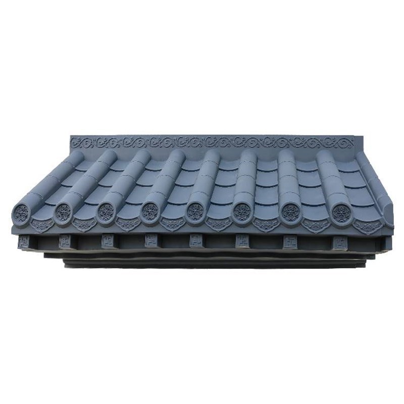 大号免架子瓦新中式徽p派仿古屋檐酒店餐厅门头庭院围墙面装饰挂