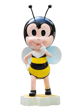 卡通蜜蜂动物玻璃钢雕塑户外摆件公园林景区昆虫小品装饰商场美陈