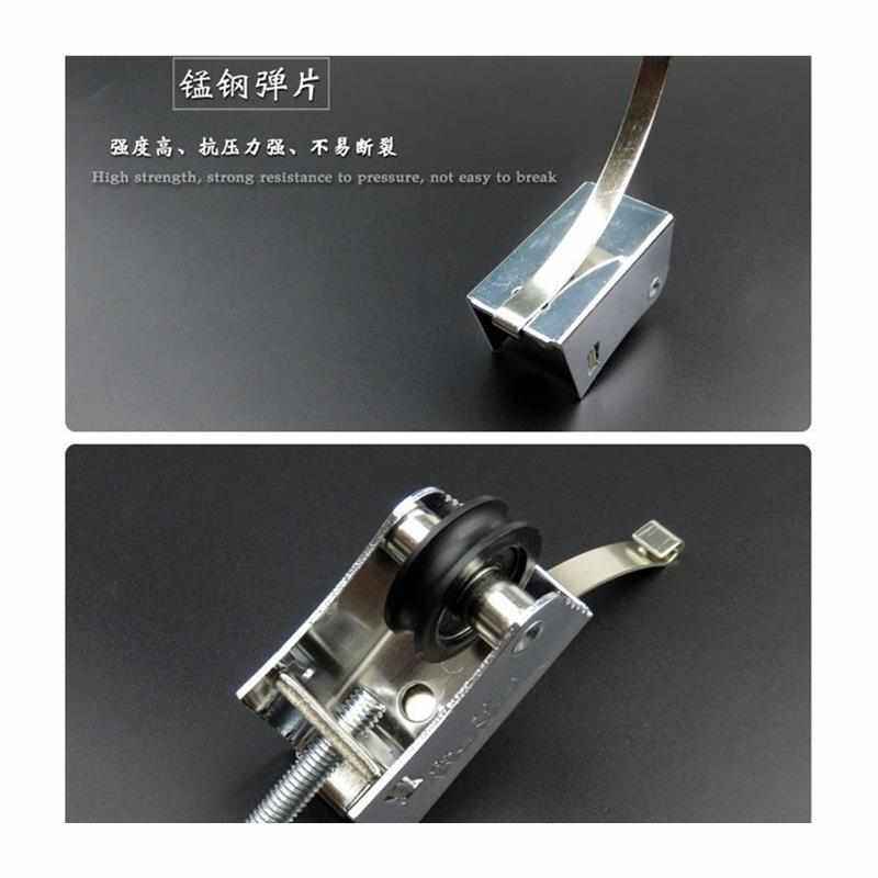 滑轮隔断吊轮玻璃门脚轮浴室双凹下轮凸轮轨道卫生间衣柜移门轮.