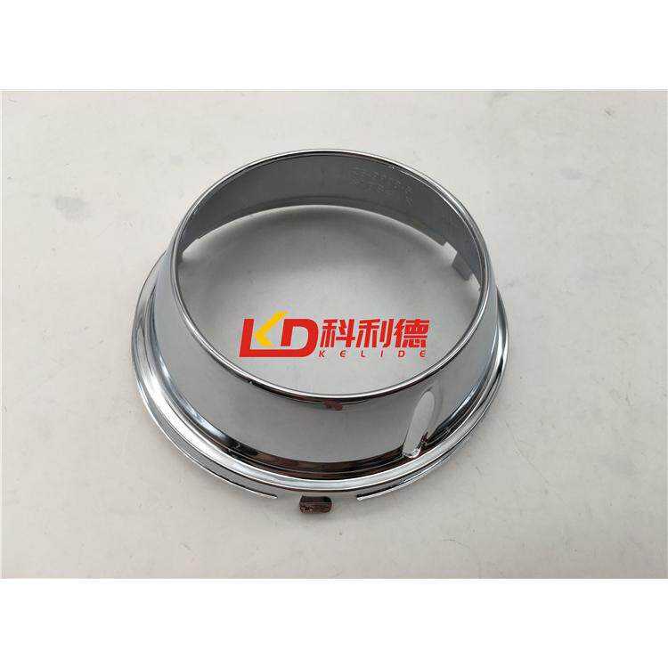 适用奔驰C63雾灯框电镀亮圈W204前杠灯罩AMG防雾灯射灯C280 C300