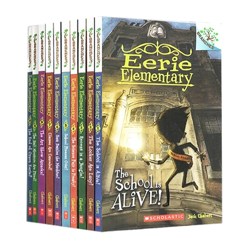 【孩子又怕又爱看的惊悚推理桥梁书】学乐怪诞小学10册Eerie Elementary大树系列Branches 英语儿童英语课外分级读物 英文原版书
