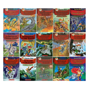 【老鼠记者梦幻王国】新版学乐老鼠记者第二季梦幻王国1-15册平装Geronimo Stilton The Kingdom of Fantasy英文原版