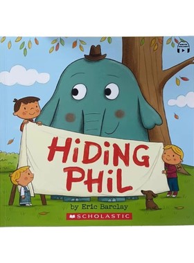学乐国际获奖绘本【把大象藏起来】Hiding Phil绘世界精选20册Picture Book Gallery凯迪克大奖作品