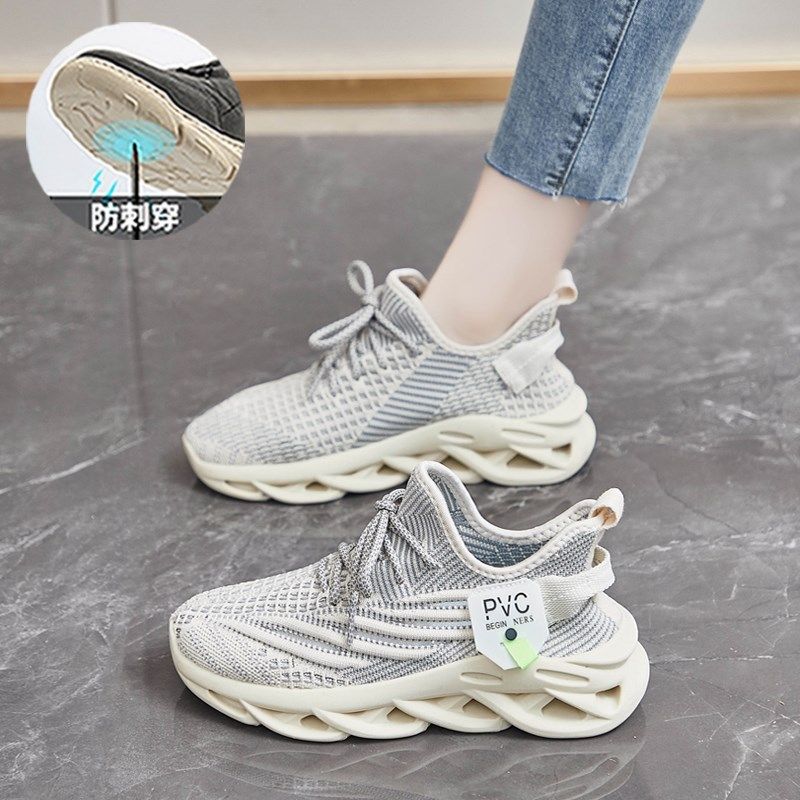 劳保鞋女款夏季透气钢头轻便女士防臭超轻防砸钢包头女式上班新款