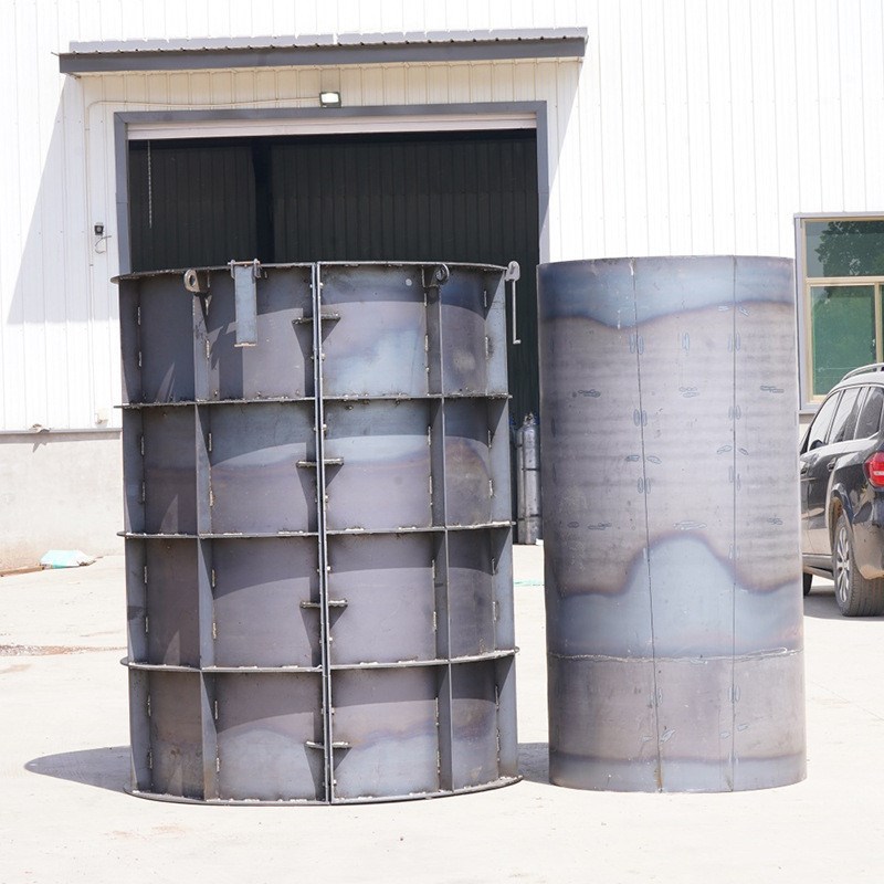 检查井模具混凝土水泥现浇圆形雨水污水排水市政电力检查钢模板