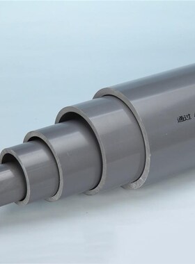 外径de89mm 日标锚牌PVC-U灰色排水给水管道DN75 3寸UPVC直管