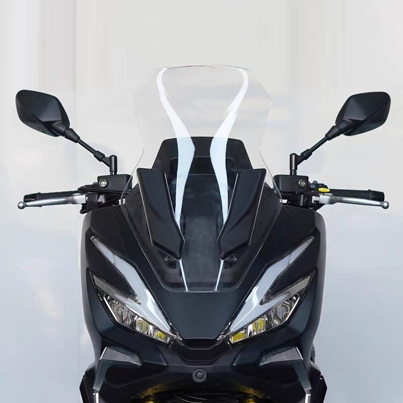 适用于光阳赛艇X350改装加高挡风玻璃X350风挡挡雨板配件