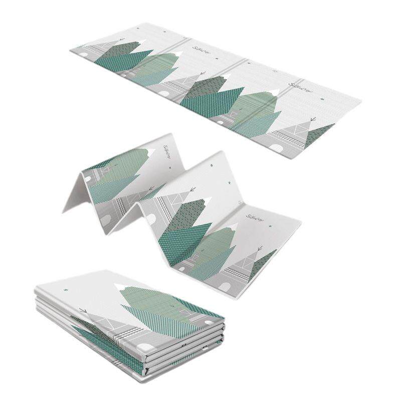 防水滑耐脏地垫家居客厅ldpe可折叠儿童爬行垫双面宝宝爬爬垫