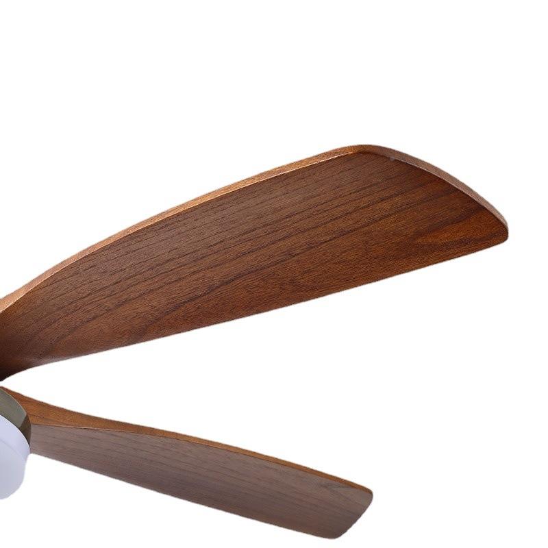 新中中式古铜色风扇实木客厅吊扇灯北欧卧室灯BXM餐灯侘厅寂风山