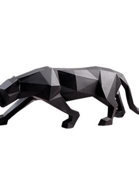 现代简约轻奢电视柜摆件大号售楼处样品间雕塑工艺品客厅装饰品