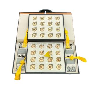 中国铜象棋套装实心铜工艺品摆件全套商务礼品送长辈铜雕