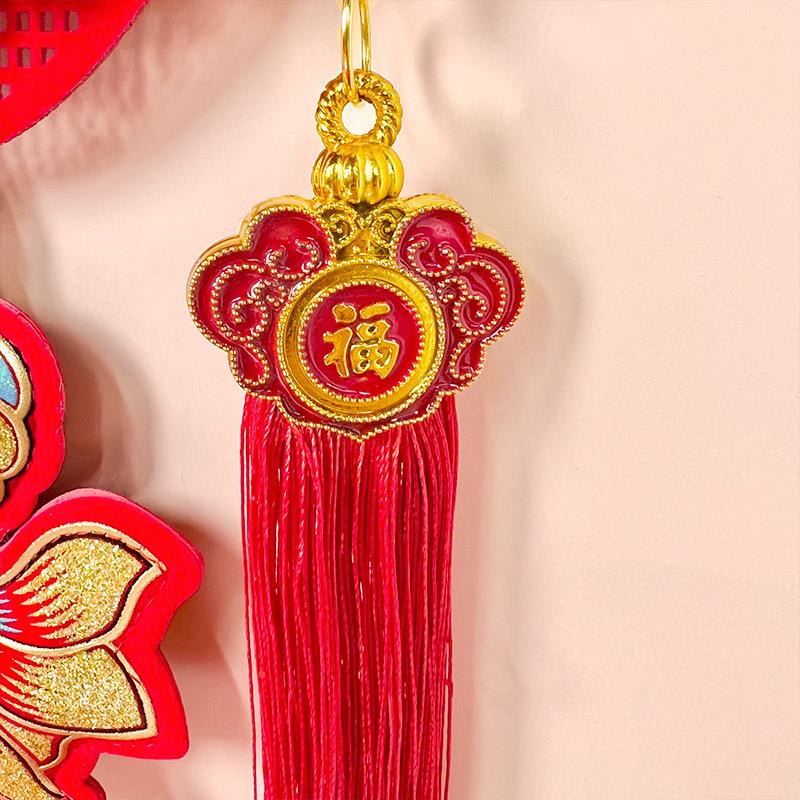 平安福到爆我家2025蛇年款内挂件喜庆背景墙室饰新年过年挂UQU装