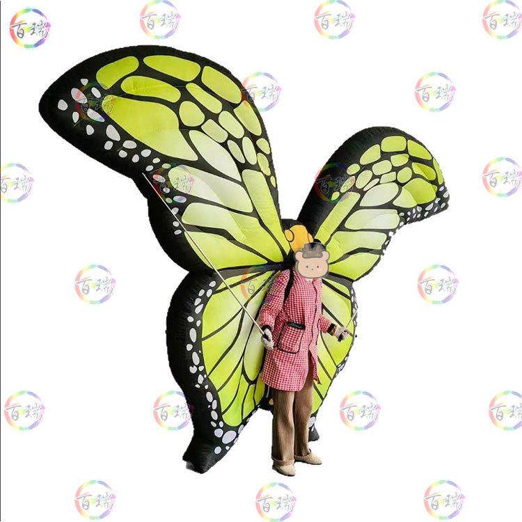 充气人背行走蝴蝶气模酒吧引流打卡道具灯光美陈装饰布置商场美陈,节庆用品/礼品,充气气模,淘宝优惠券,粉丝福利购,淘宝优惠卷