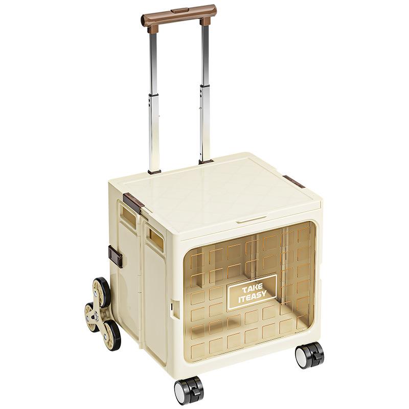 严选折买叠购物户外野餐8591露营车车拉取快递大容量折叠菜小拉车