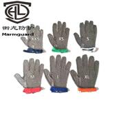 电锯防切割手套园艺裁剪屠宰用钢环焊接不锈钢手套防割手套