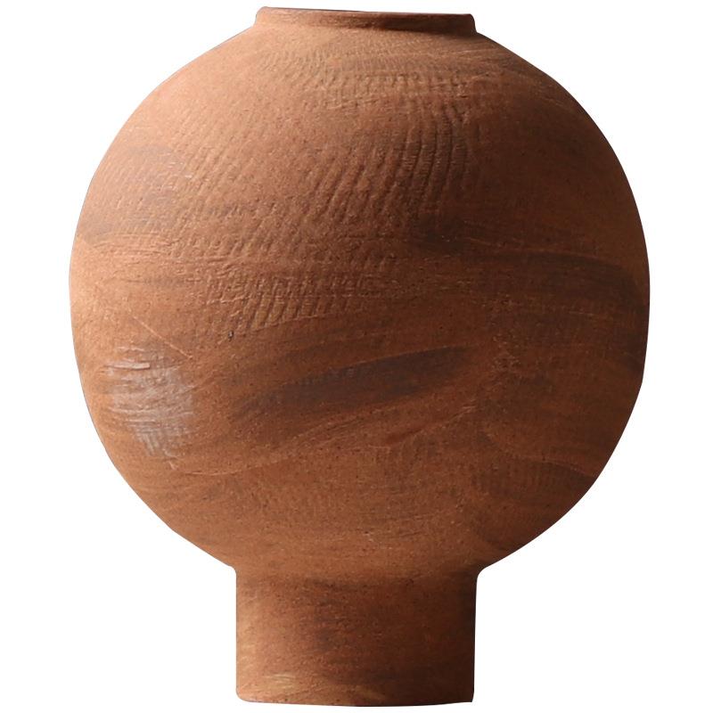 现代简约做旧陶瓷花创意客装插花饰品售瓶楼部厅LUH摆件玄关艺术