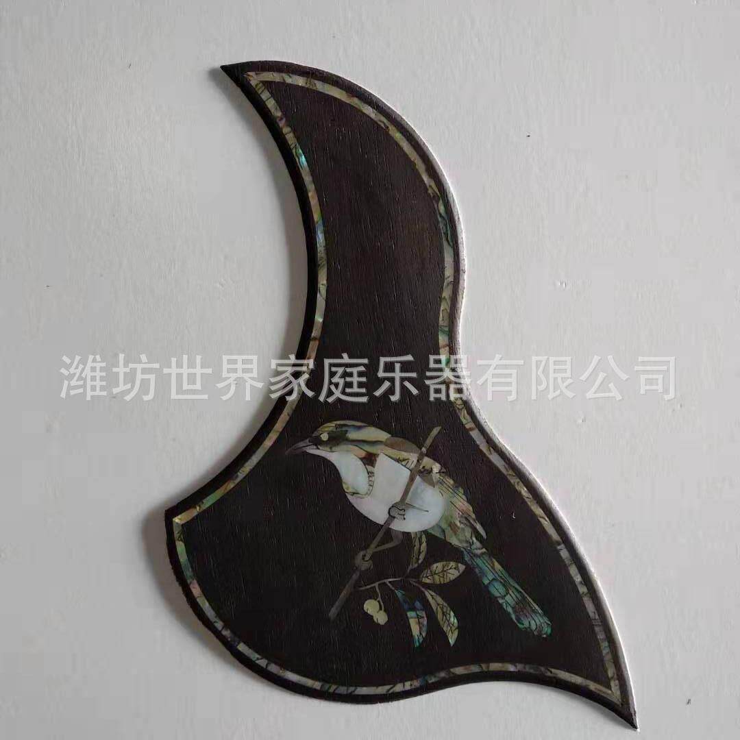 木质吉他护板螺钿镶嵌工艺木质吉他护板配件