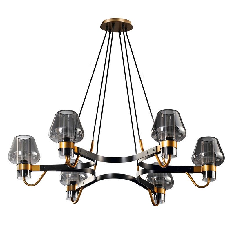 北欧简式约后现厅代客吊吊灯美餐厅卧室书房轻奢大气灯饰厂