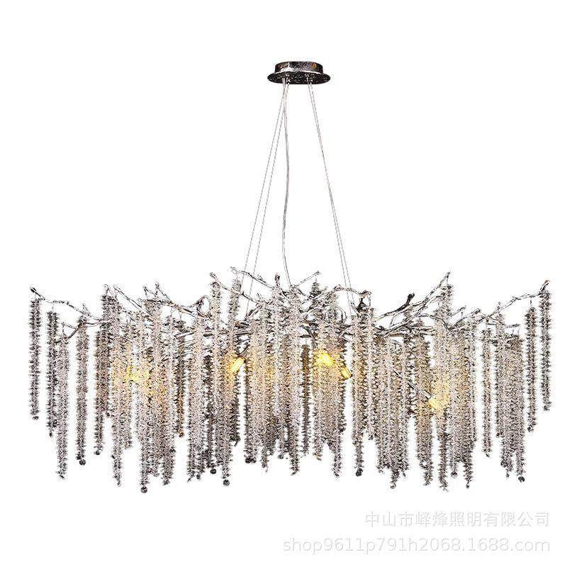 轻奢吊灯客厅主灯大厅水晶设计师豪华奢华大气树枝灯法式餐厅灯,家装灯饰光源,智能吊灯,淘宝优惠券,粉丝福利购,淘宝优惠卷