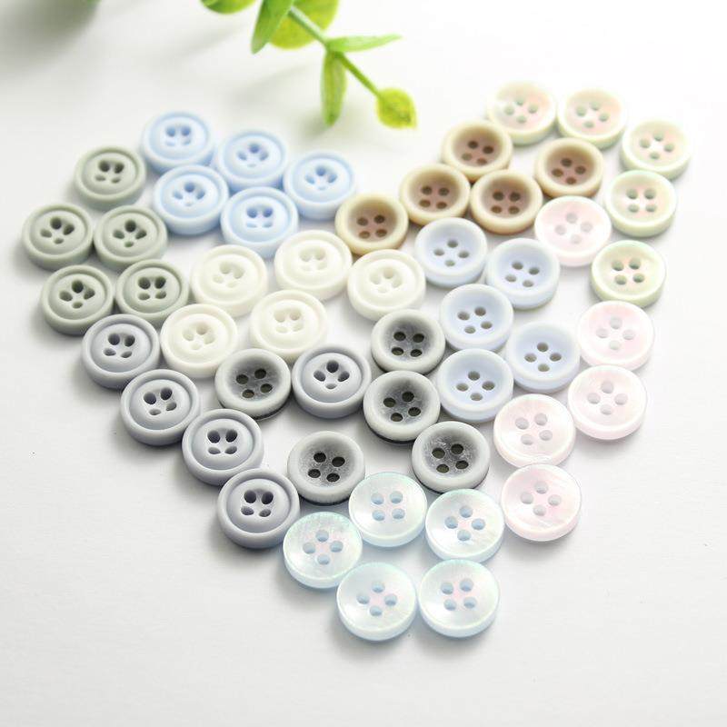高档四眼男女衬衫纽扣扣子现货圆形树脂钮扣多款式11.5mm,纺织面料/辅料/配套,服装纽扣,淘宝优惠券,粉丝福利购,淘宝优惠卷