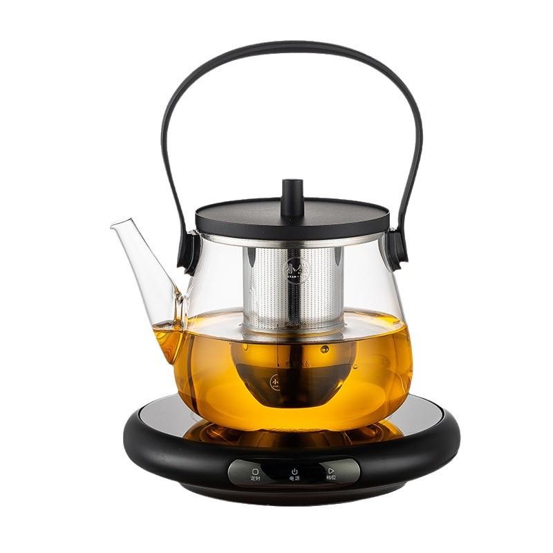 世器磁吸盖子日式厚耐高温玻璃煮茶壶烧水壶大容量全自动蒸煮茶器