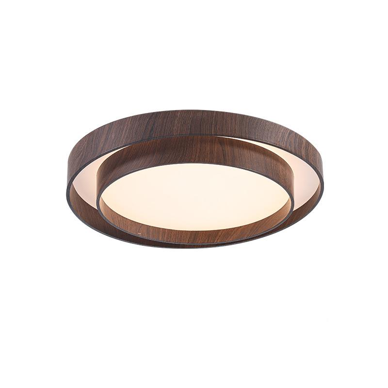 卧室灯吸灯HEB胡桃木复古侘寂中古色风全光谱眼书顶房主卧房间灯