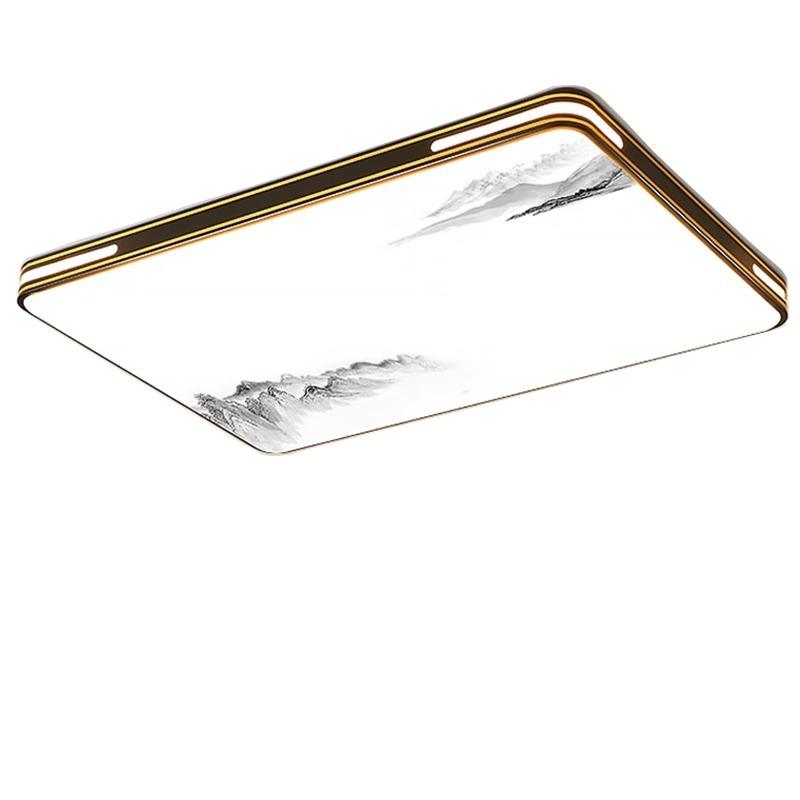 新式主客厅灯202中5款led吸MOP顶灯灯具大全长新形大灯吸方顶灯