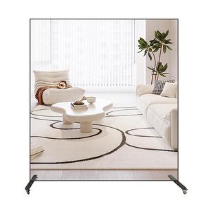 可移动舞蹈镜子超大全身镜家用穿衣跳舞瑜伽健身舞蹈室落地全身镜