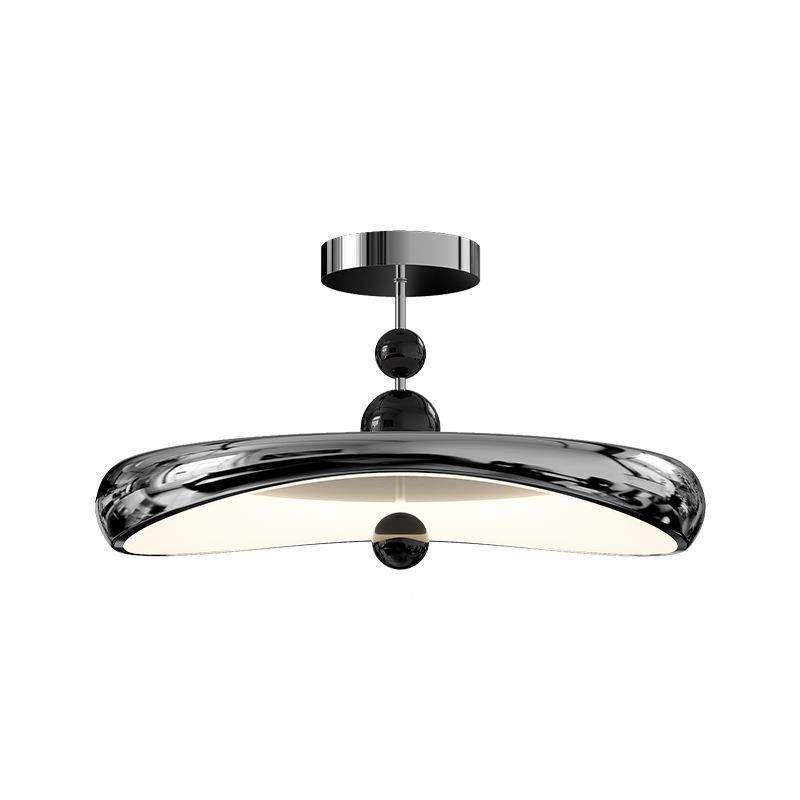 房卧室灯中古侘寂风木纹吸顶灯596创意油护眼主卧书间灯风中山奶